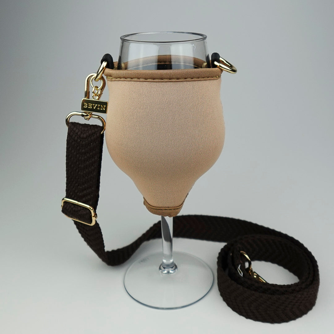 VINHOLDER Set Strap with Glass