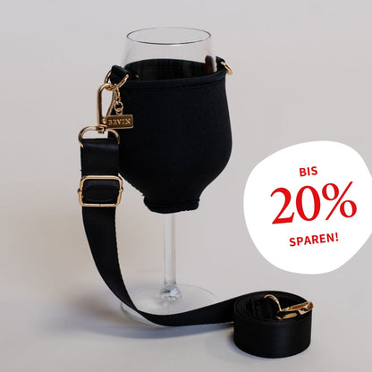 VINHOLDER Set Strap with Glass