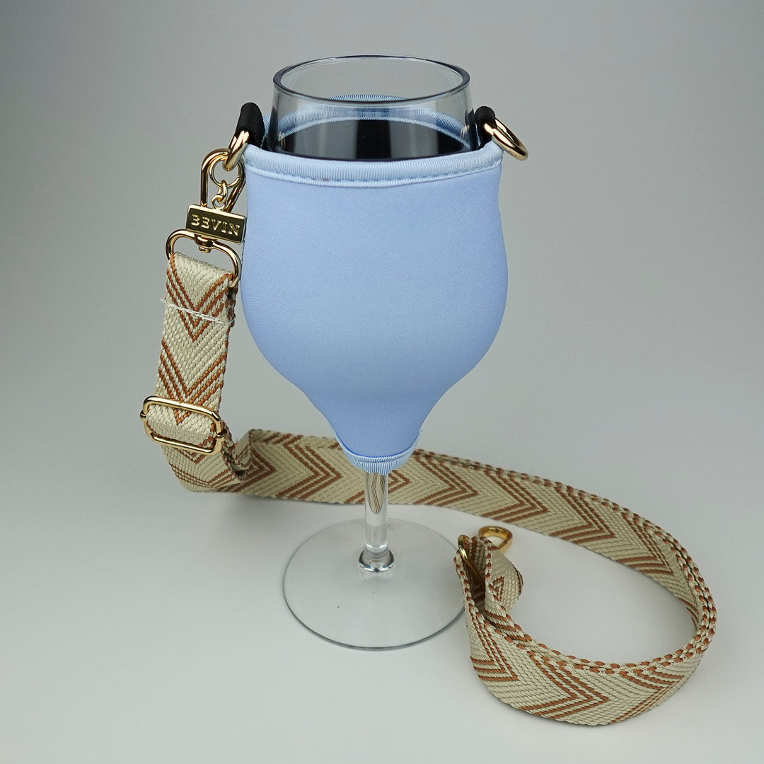VINHOLDER Set Strap with Glass