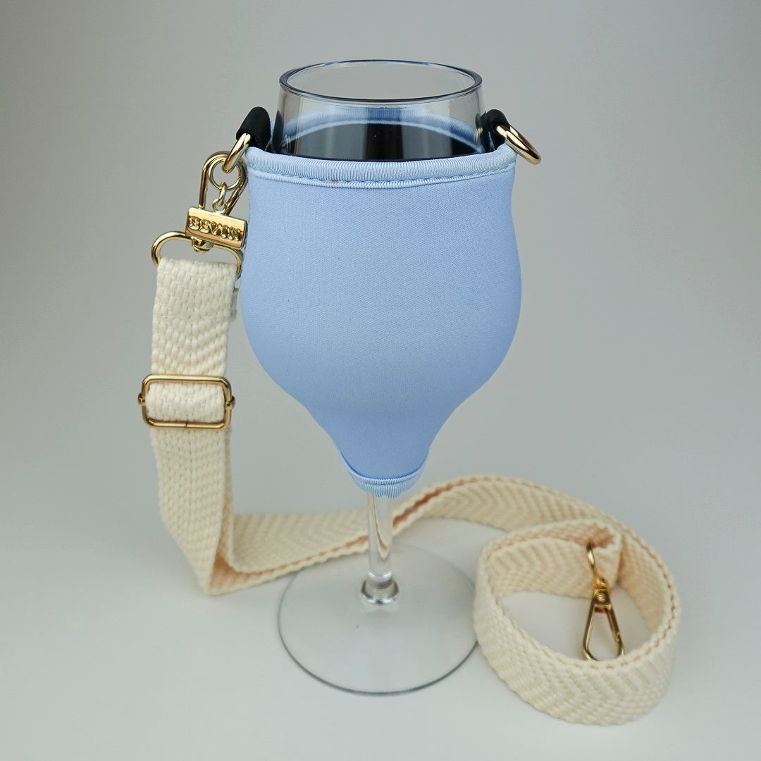 VINHOLDER Set Strap with Glass