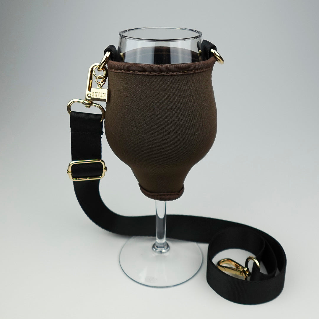 VINHOLDER Set Strap with Glass