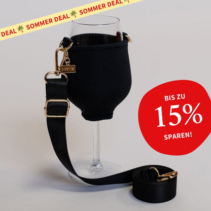 VINHOLDER Set Strap with Glass