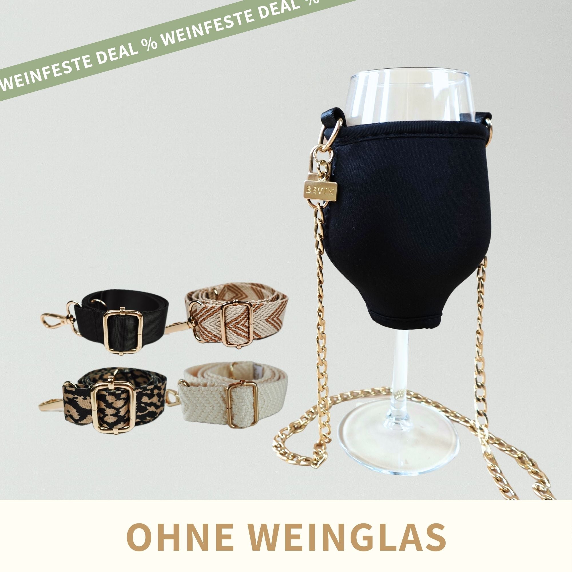 VINHOLDER Weinglashalter ohne Glas - dein Begleiter für Weinmomente mit Freunden