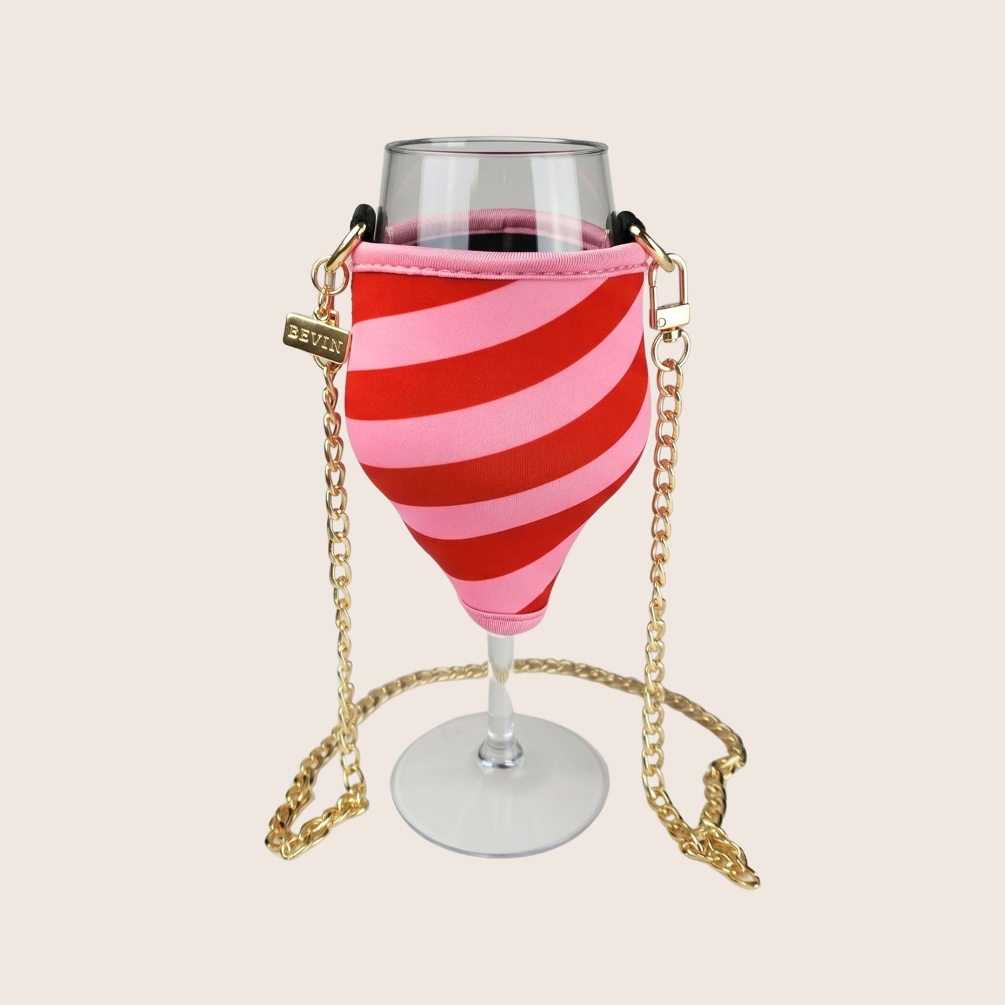 Limited "Berry Kiss" Weinglashalter mit Glas für sommerliche Weinmomente