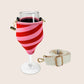 Limited "Berry Kiss" Weinglashalter mit Glas für sommerliche Weinmomente
