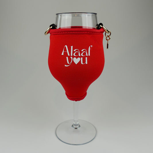 Limited Buddy "Alaaf you" - Weinglashülle für fröhliche Karnevalsmomente