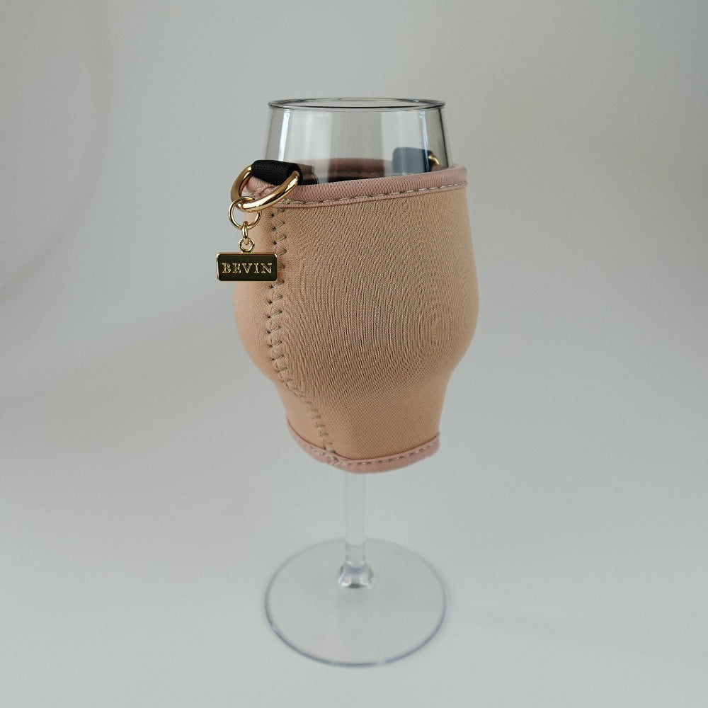 VINHOLDER Set Strap with Glass