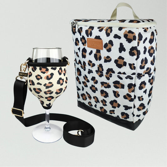 Leo Bundle Strap Schwarz - Weinmomente im angesagten Animal Look