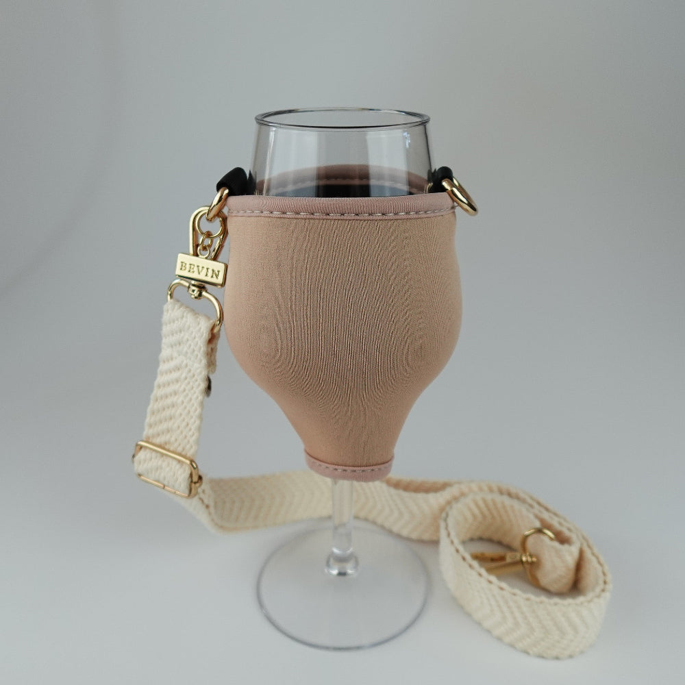 VINHOLDER Set Strap with Glass
