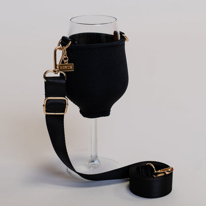 VINHOLDER Set Strap with Glass